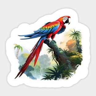 Macaw Lover Sticker